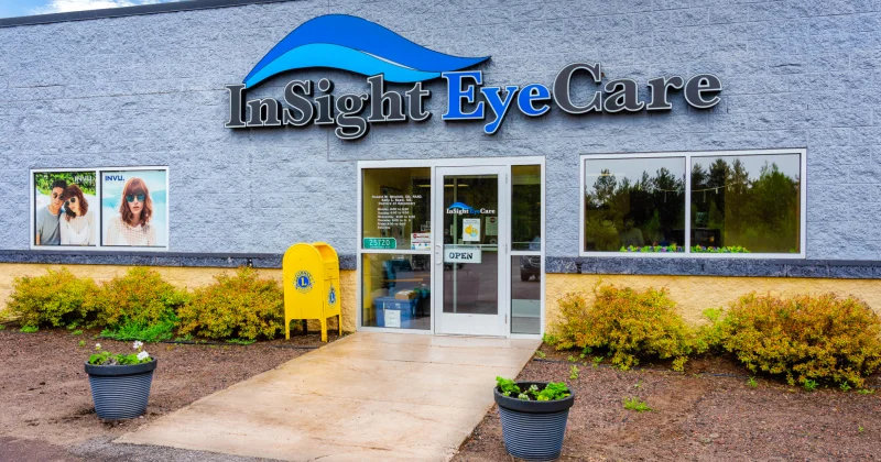 Outside of the Insight EyeCare entrance